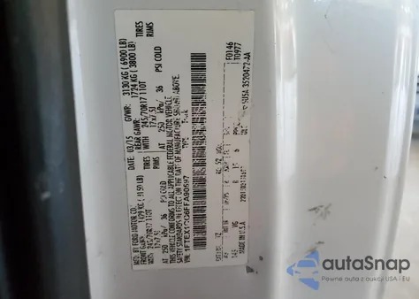 2015 Ford F150 Super Cab из США, поврежденный, VIN 1FTEX1CG6FFA90597